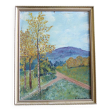 Small oil on panel, signed at the bottom right E. Mouisset.