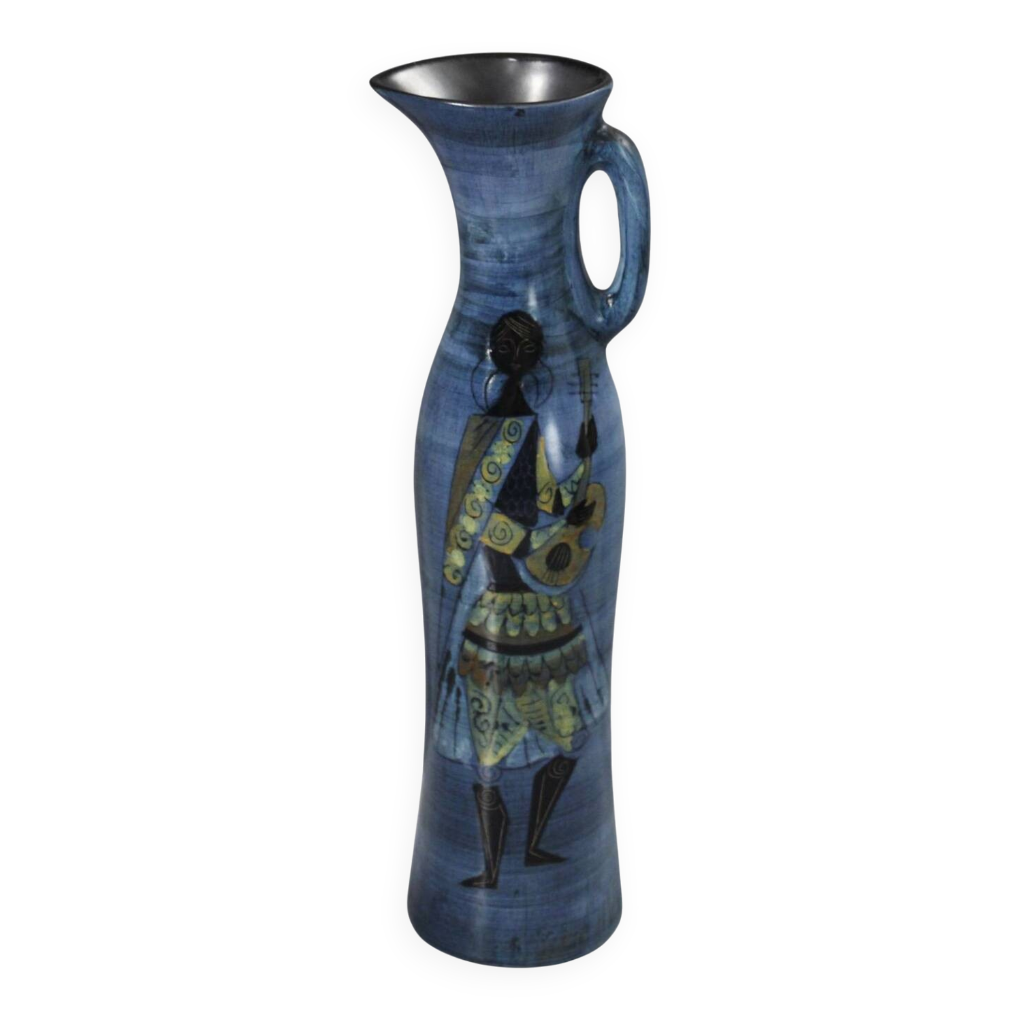 Jean De Lespinasse in Nice Grand vase pitcher France 1950s