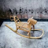 Cheval à bascule années 60