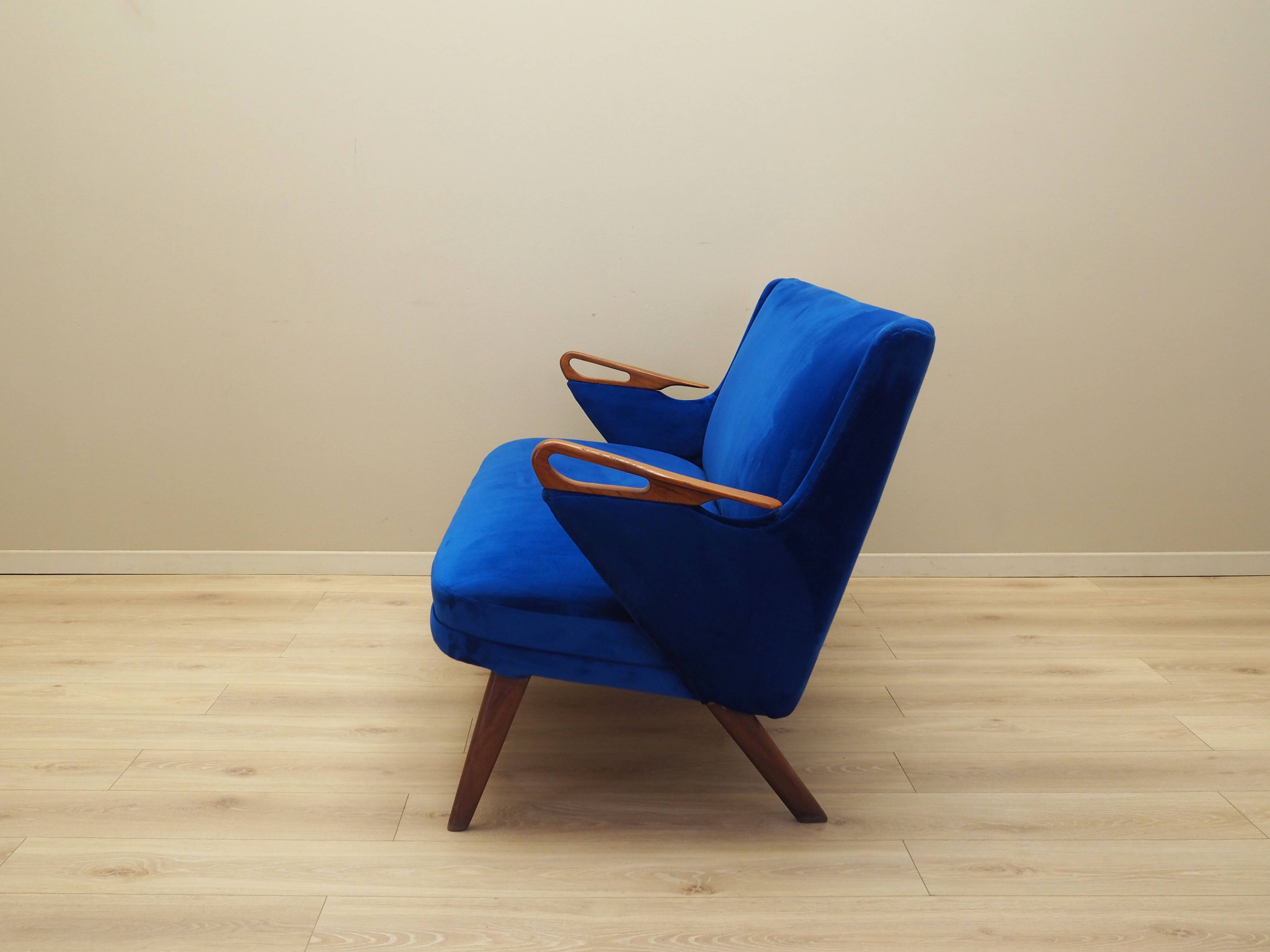 Blue living room set, Danish design, 1960s, designer: Chresten Findahl Brod