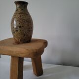 Pyrite sandstone vase