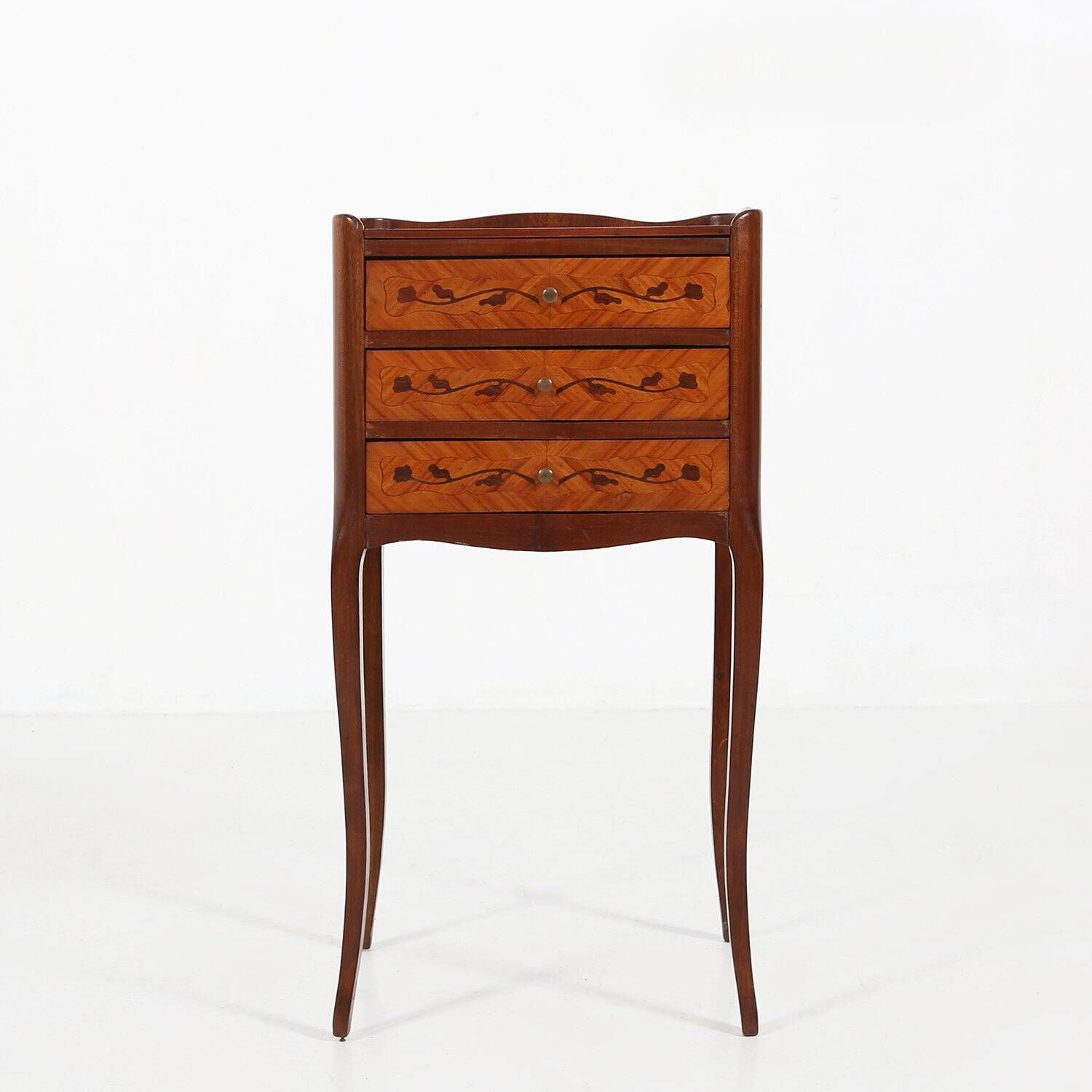 Table de nuit ou petit cabinet de style Napoléon III du 20e siècle
