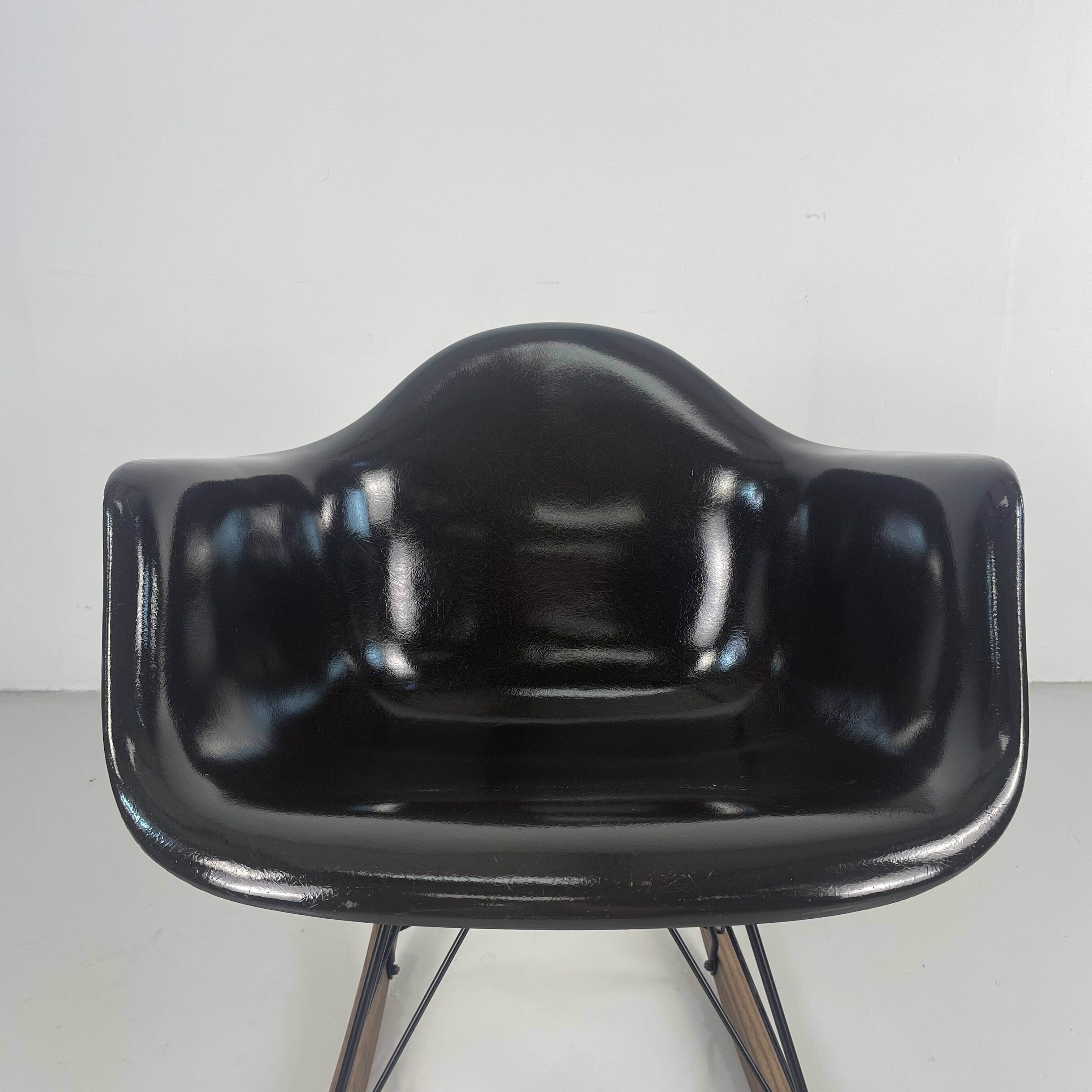 Eames Herman Miller 1950s RAR rocking chair in brown
