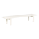 1970s White metal slat bench from the Netherlands