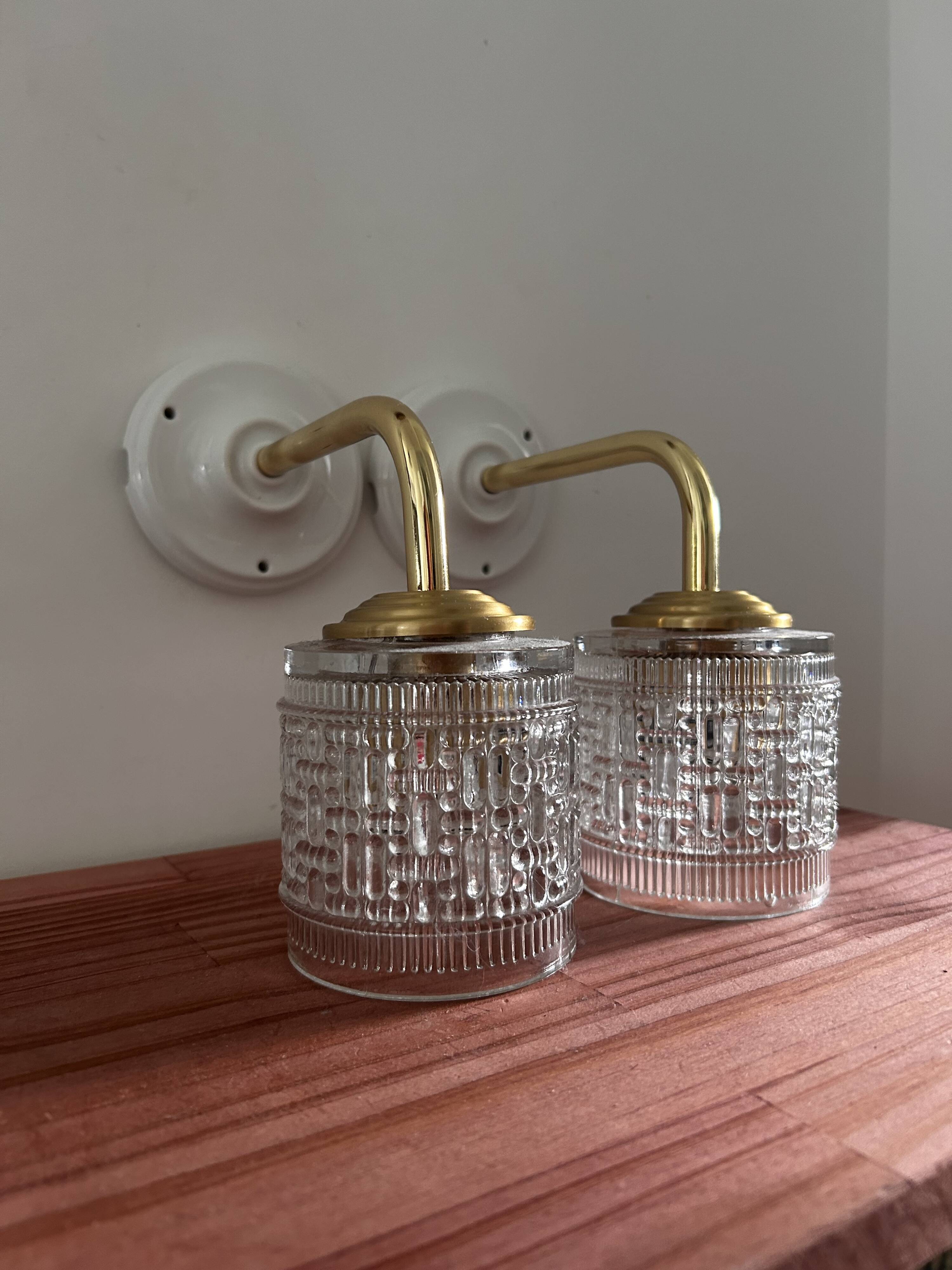 Pair of vintage wall sconces