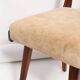 Mid-Century Gazelle beige chair in wood, Europe, 1960s