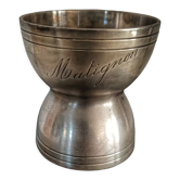 Engraved shell Matignon in silver metal