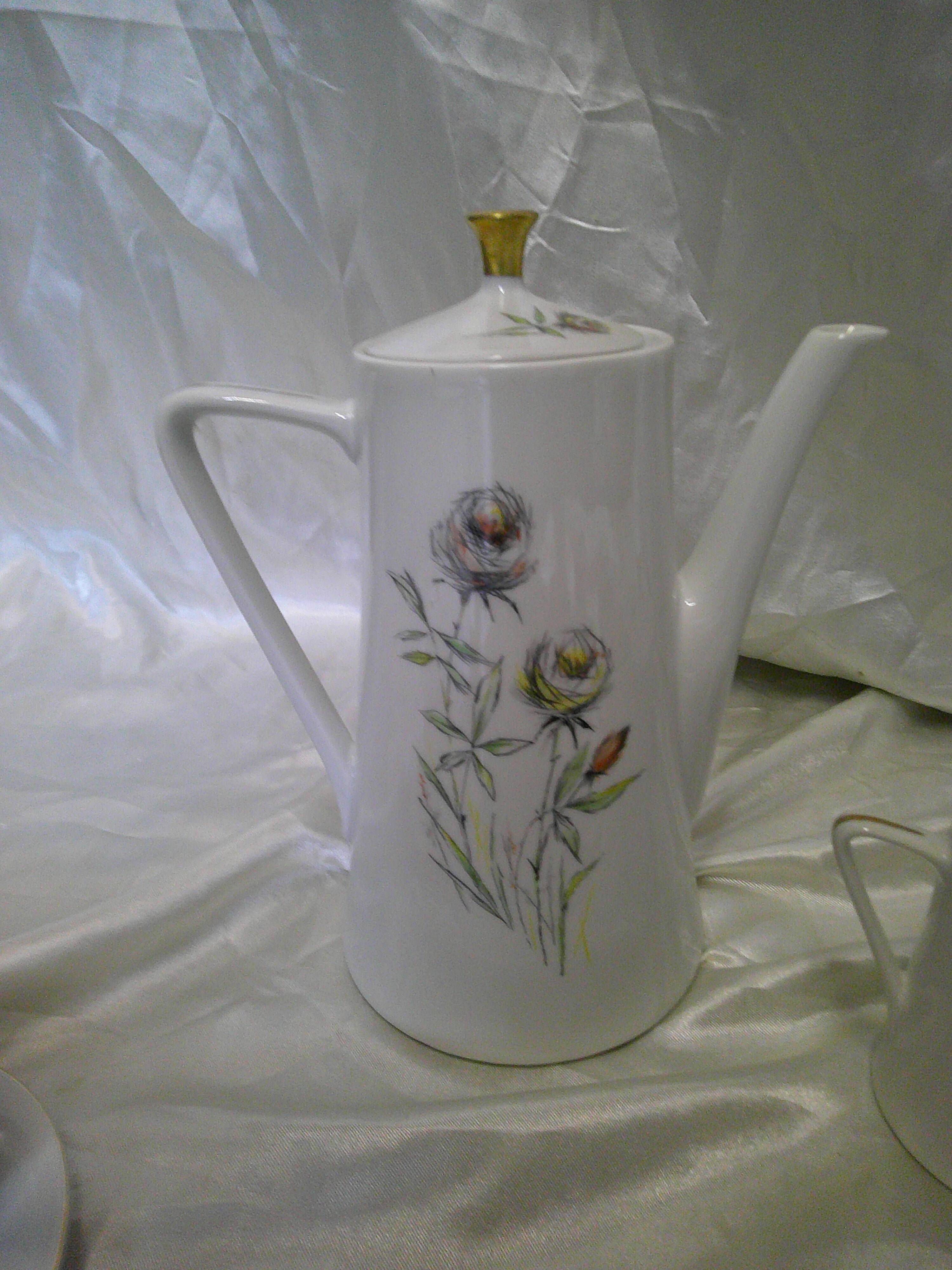 Vercor Porcelain Coffee Service Model Barbara