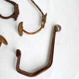 4 vintage school hooks