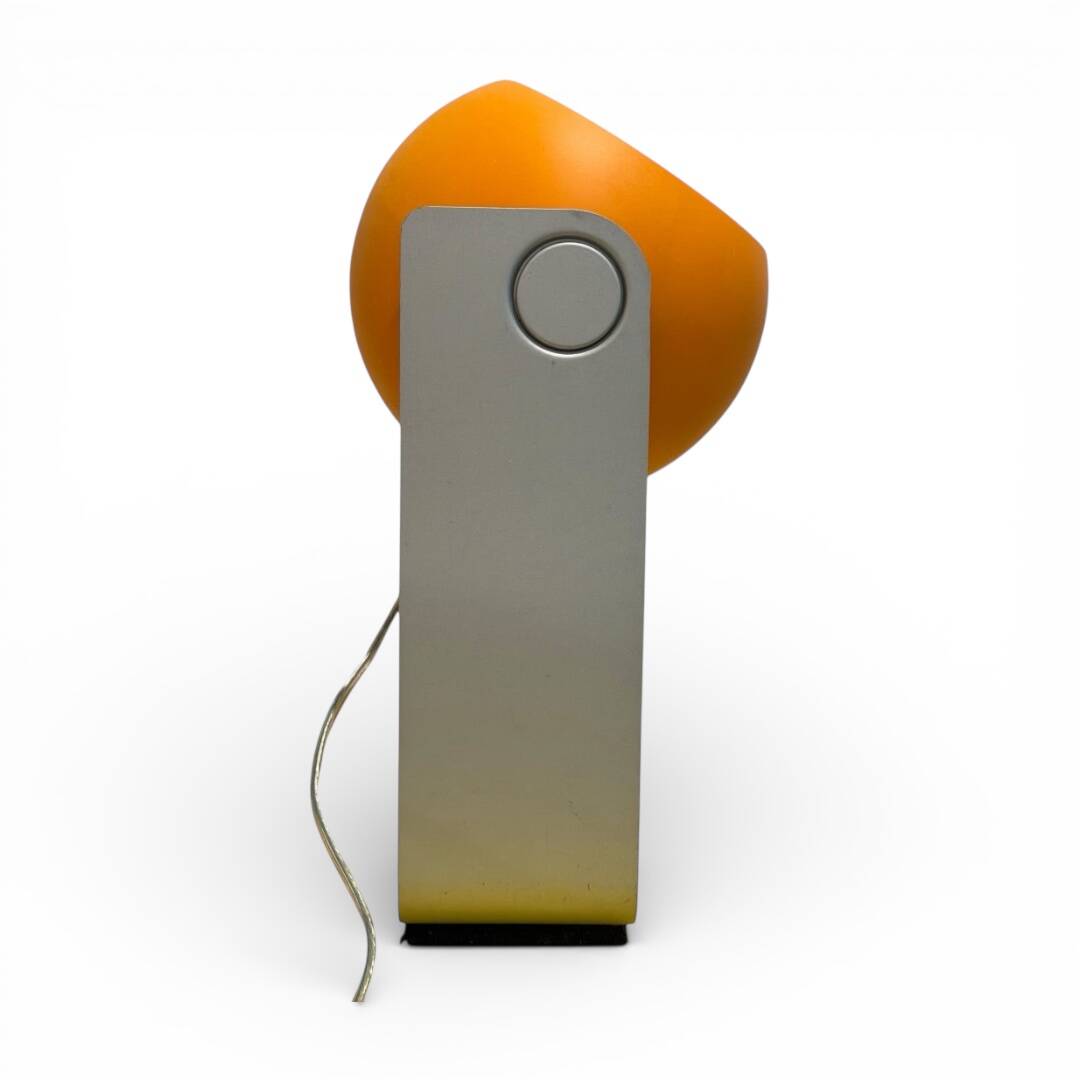 Pair of Space Age eyeball orange lamps by Massive Belgium