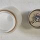 Bauhaus style ceiling light in opaline glass - mid 20th century