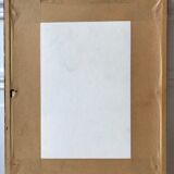 Watercolor bird Pinson signed vintage