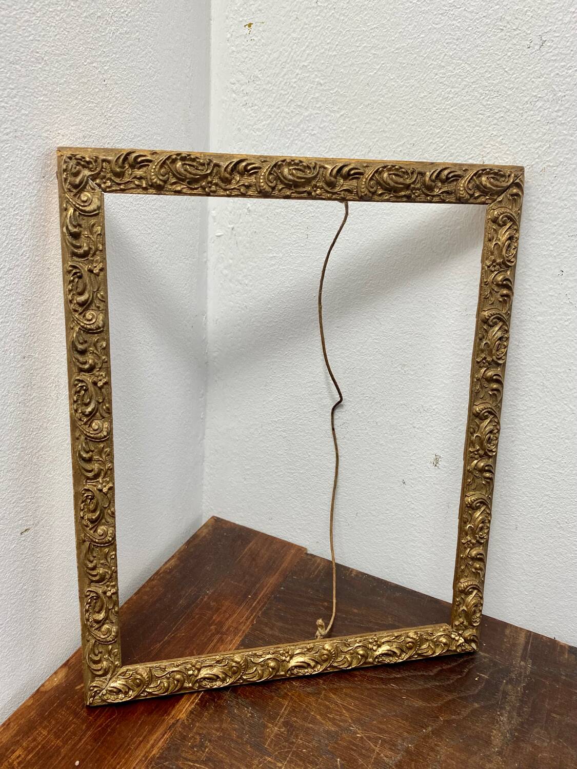 Old wooden frame