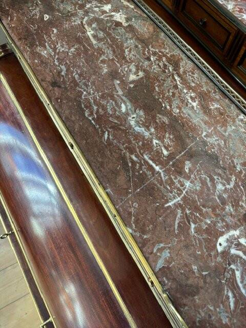 Louis XVI style cylinder desk