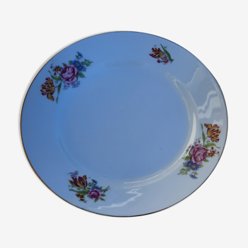 Plat rond porcelaine