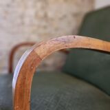 Fauteuil en bois courbé