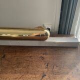 Brass and marble table lamp
