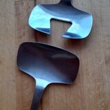 70s stainless steel salad servers