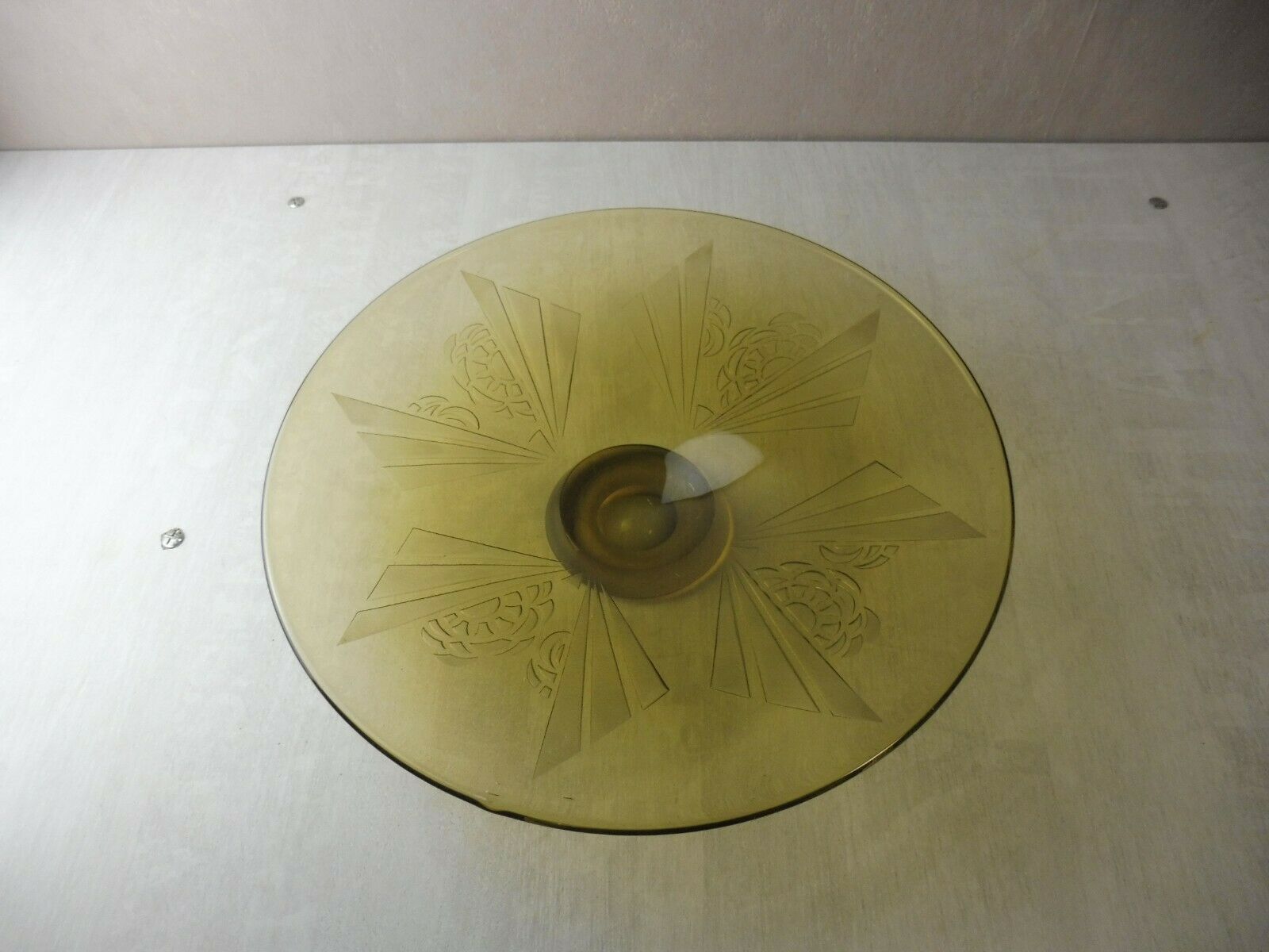 Cup, acid-engraved glass, A Delatte