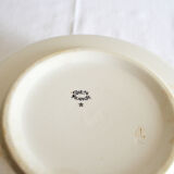Salad bowl gien flowers gold
