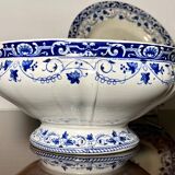 4 Assorted plates from Longwy and Moustiers