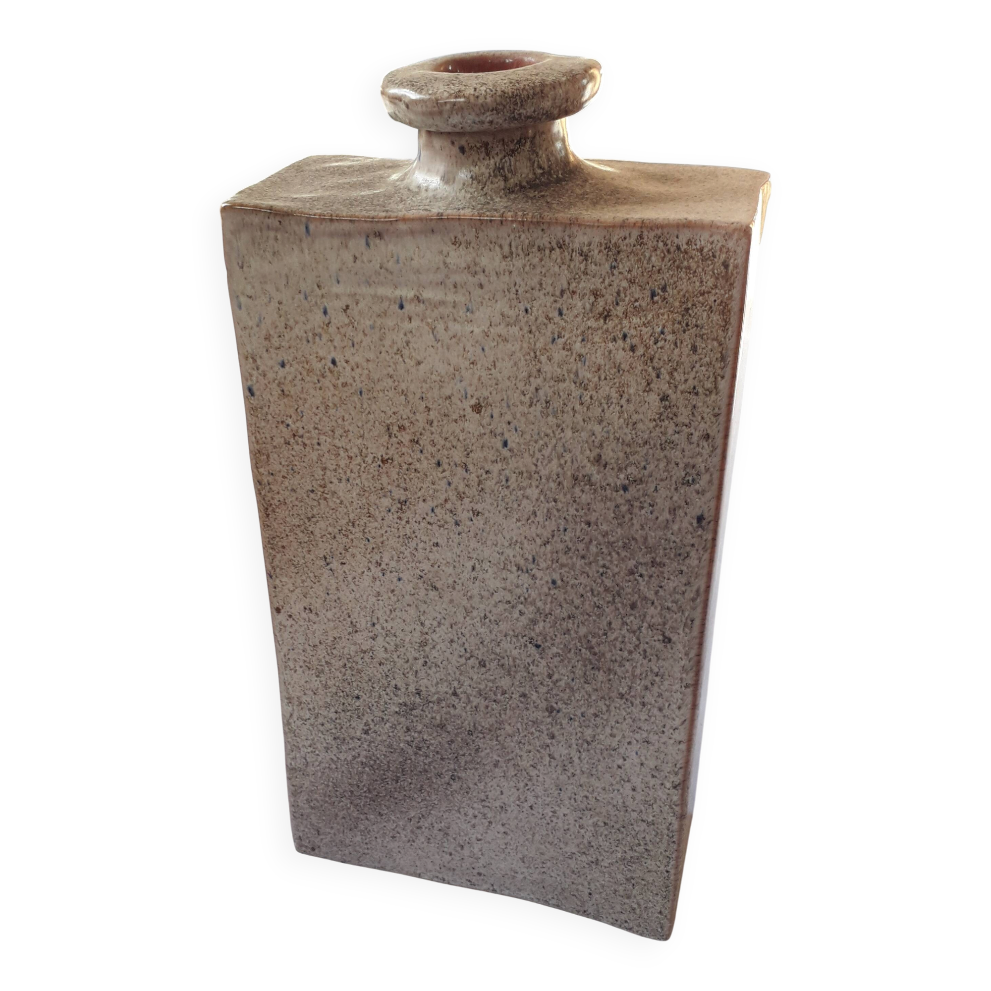 Very original vintage vase in brutalist style.