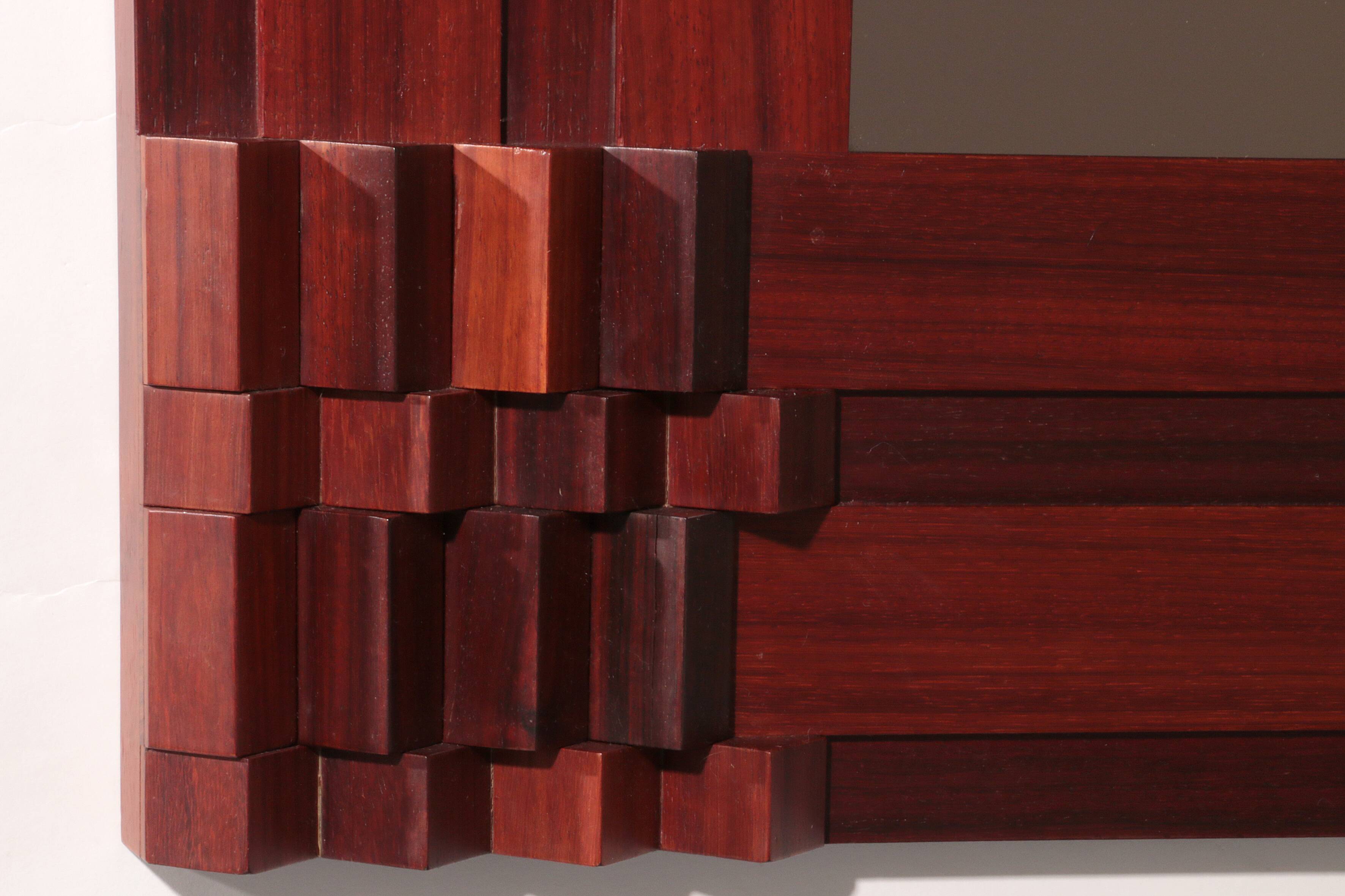 Luciano Frigerio 'Model Norman' Italian Midcentury Mirror 1970