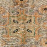 6x10 Peach Orange Large Vintage Rug, 184x290 Cm