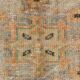6x10 Peach Orange Large Vintage Rug, 184x290 Cm
