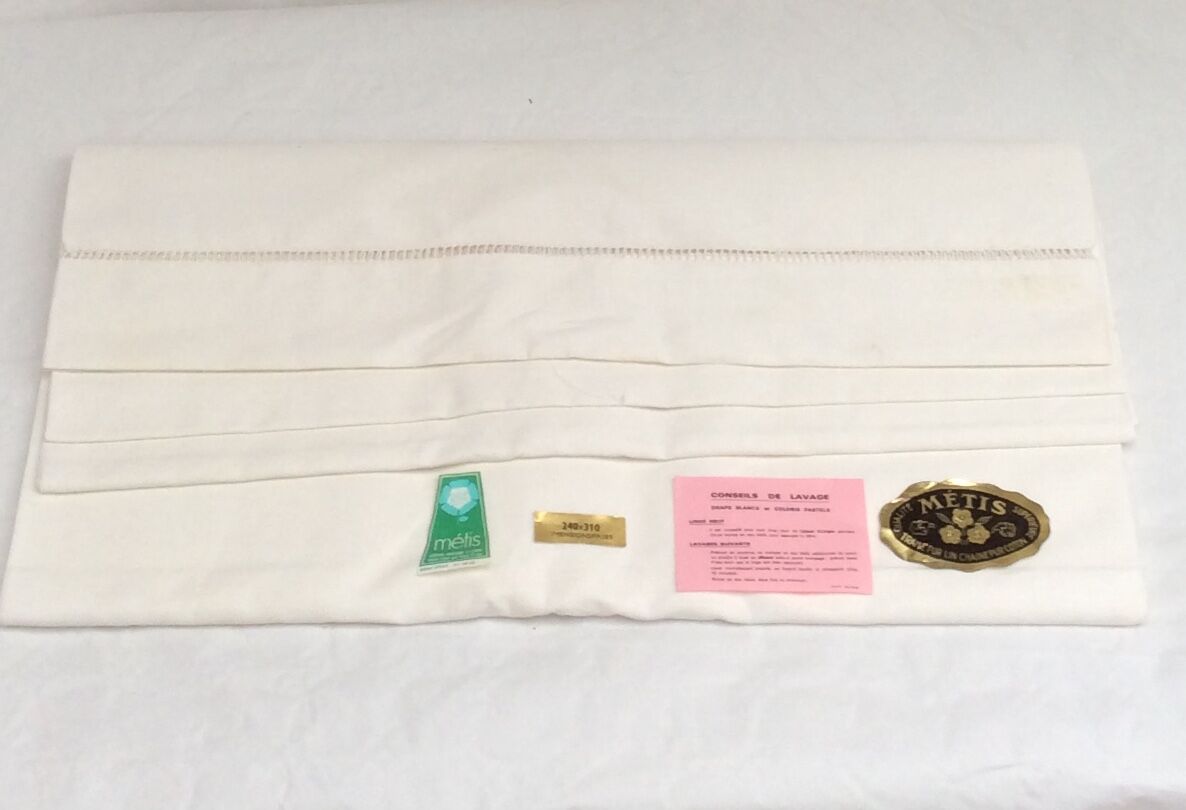 Cotton / pure linen sheet around the 1980