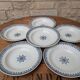 Set of 6 old ceramic soup plates, Primax saint model