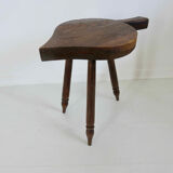 Wooden "ace" tripod stool from the 50s 60s