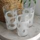 Wheat ear pattern glasses