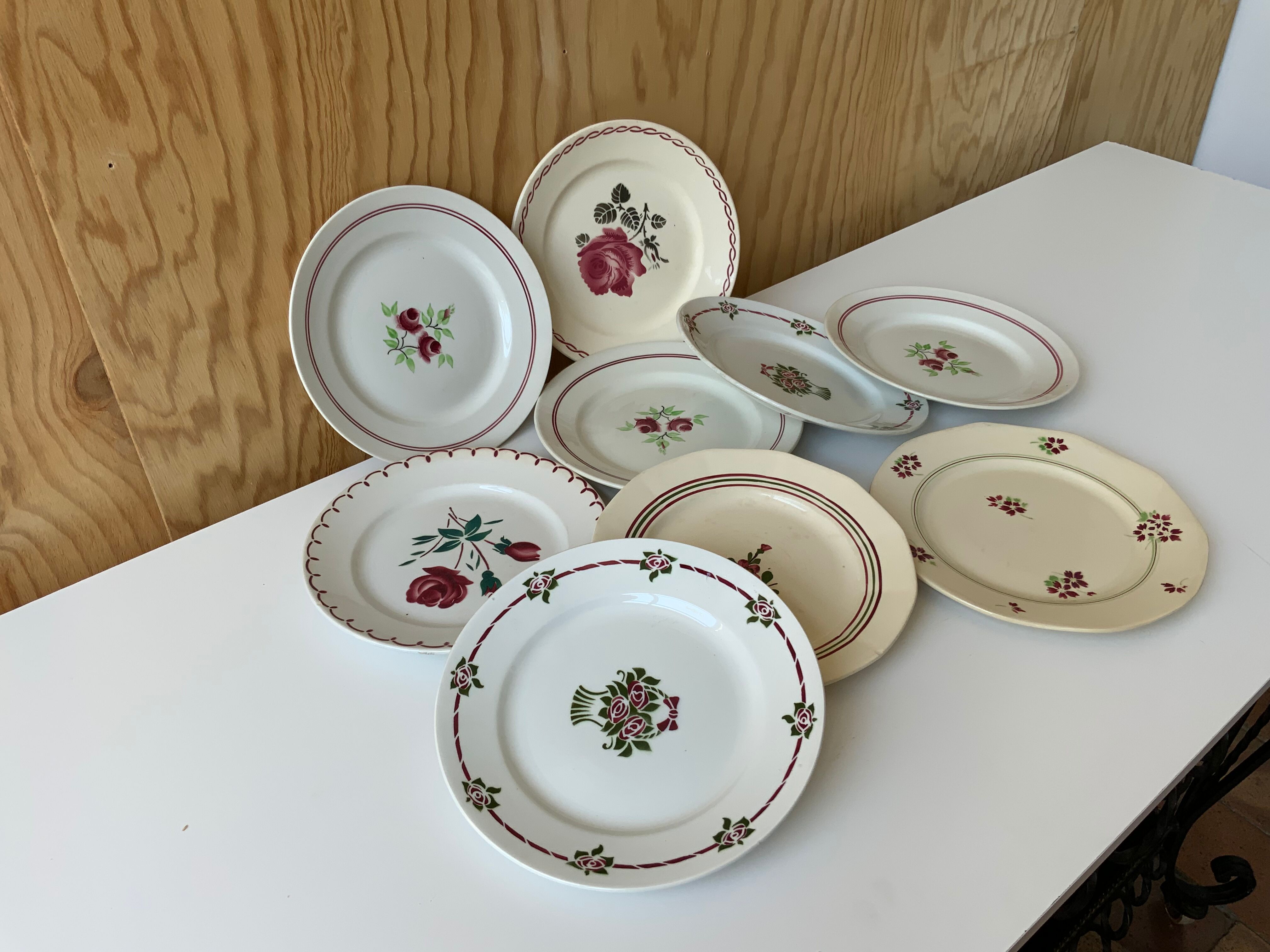 Vintage plates