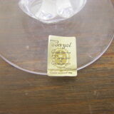 Six bayel cut crystal glasses