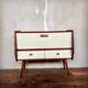 Mini sideboard TV cabinet end of Scandinavian vintage sofa