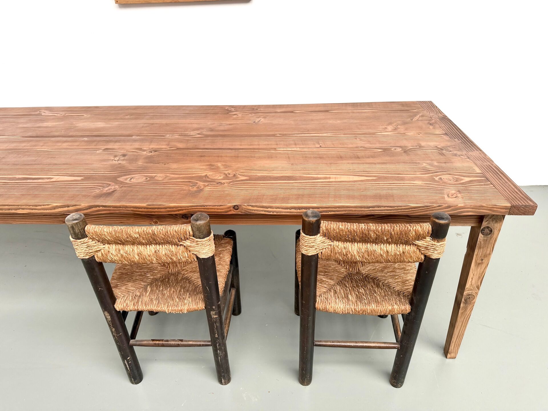 XXL table in solid pine, circa 1970
