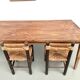 XXL table in solid pine, circa 1970