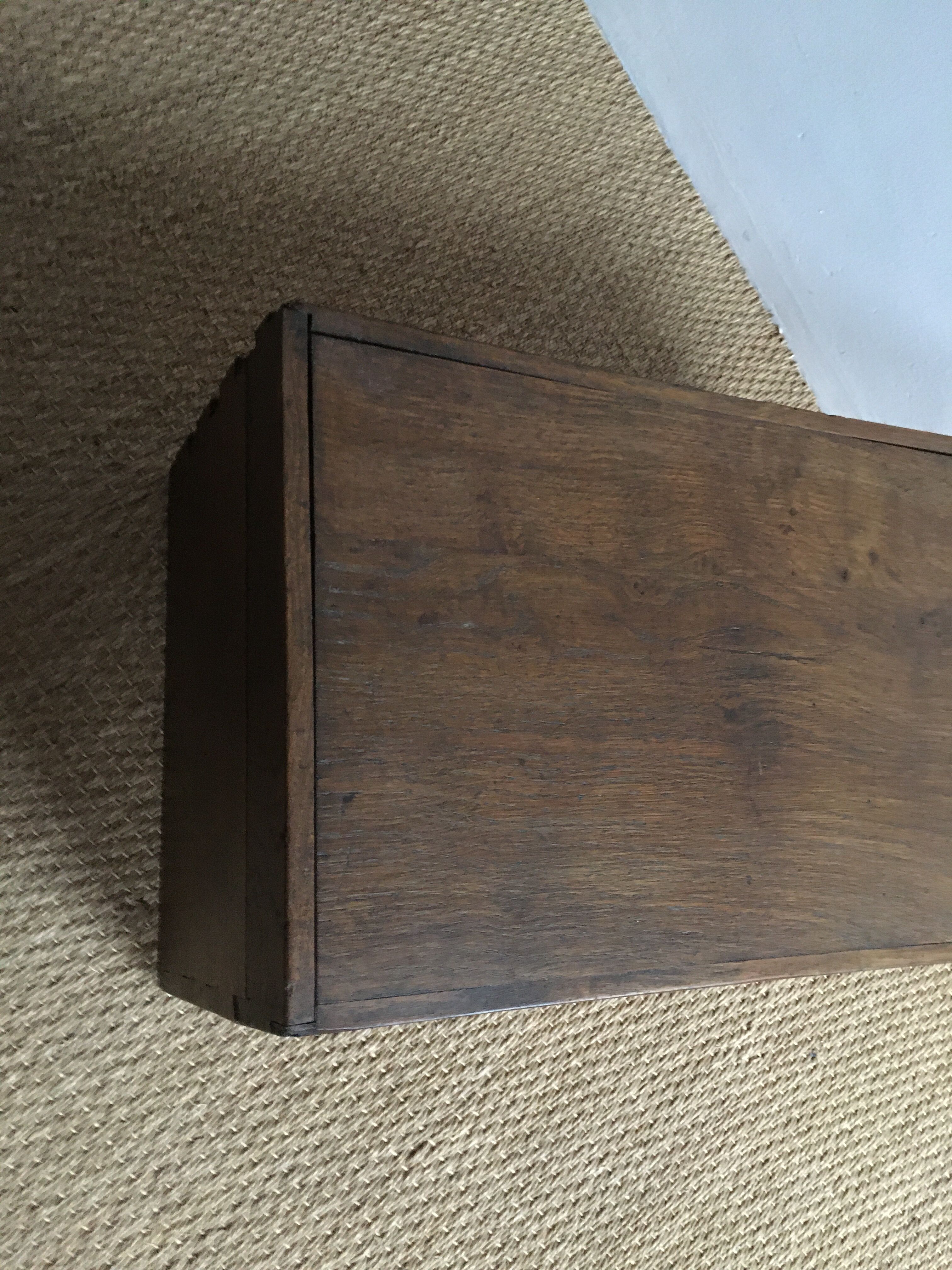 Old wooden travel chest