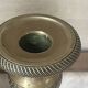 Pair of 19th century guilloche brass candlesticks