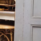 Double cupboard door front in old painted fir