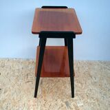 Console vintage pieds noirs
