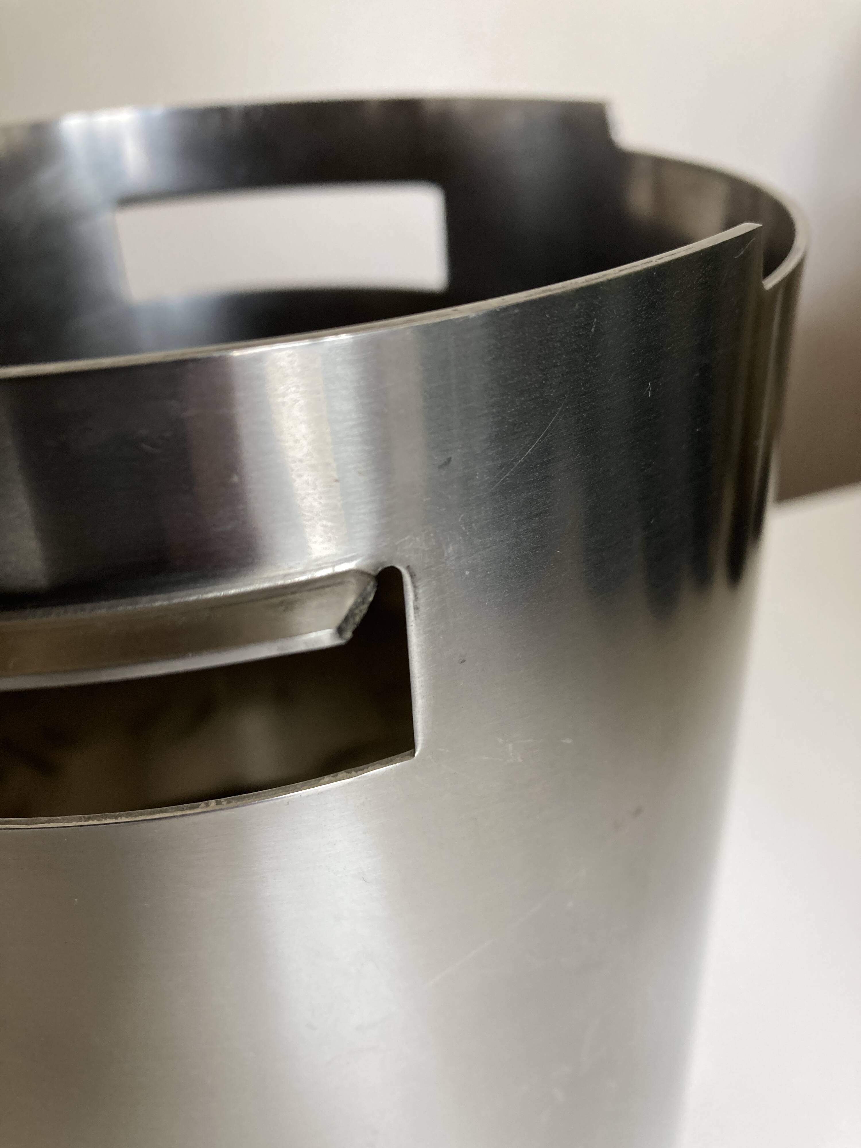 Gio Ponti champagne bucket for Fratelli Calderoni Italian design 1970