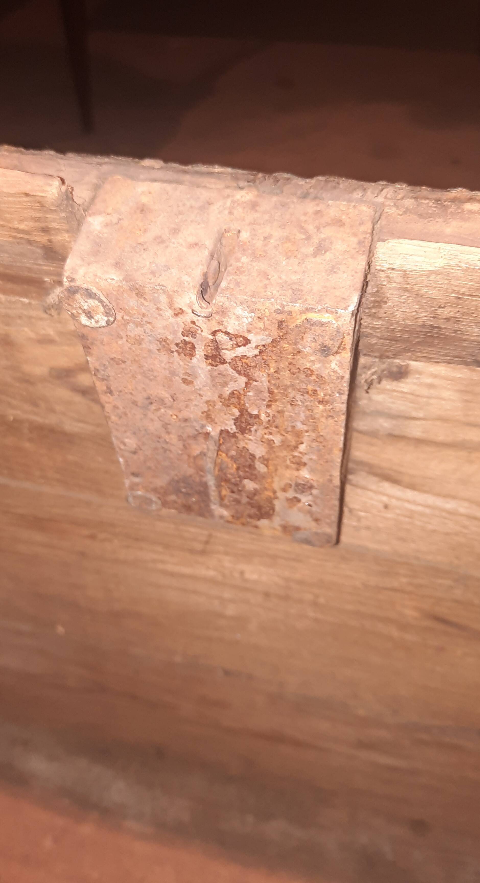 Nailed mallet from the eighteenth century