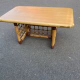 Rattan coffee table