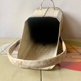 Art Deco coal bucket in enameled sheet metal
