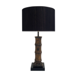 Lampe en bambou sculpté