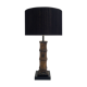 Lampe en bambou sculpté