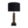 Lampe en bambou sculpté