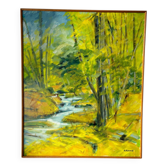 Paysage signé Hummel